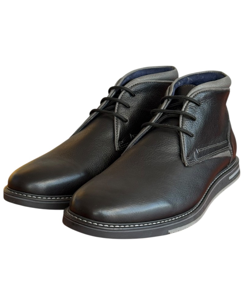  Δερμάτινο Ανδρικό Μποτάκι - N121