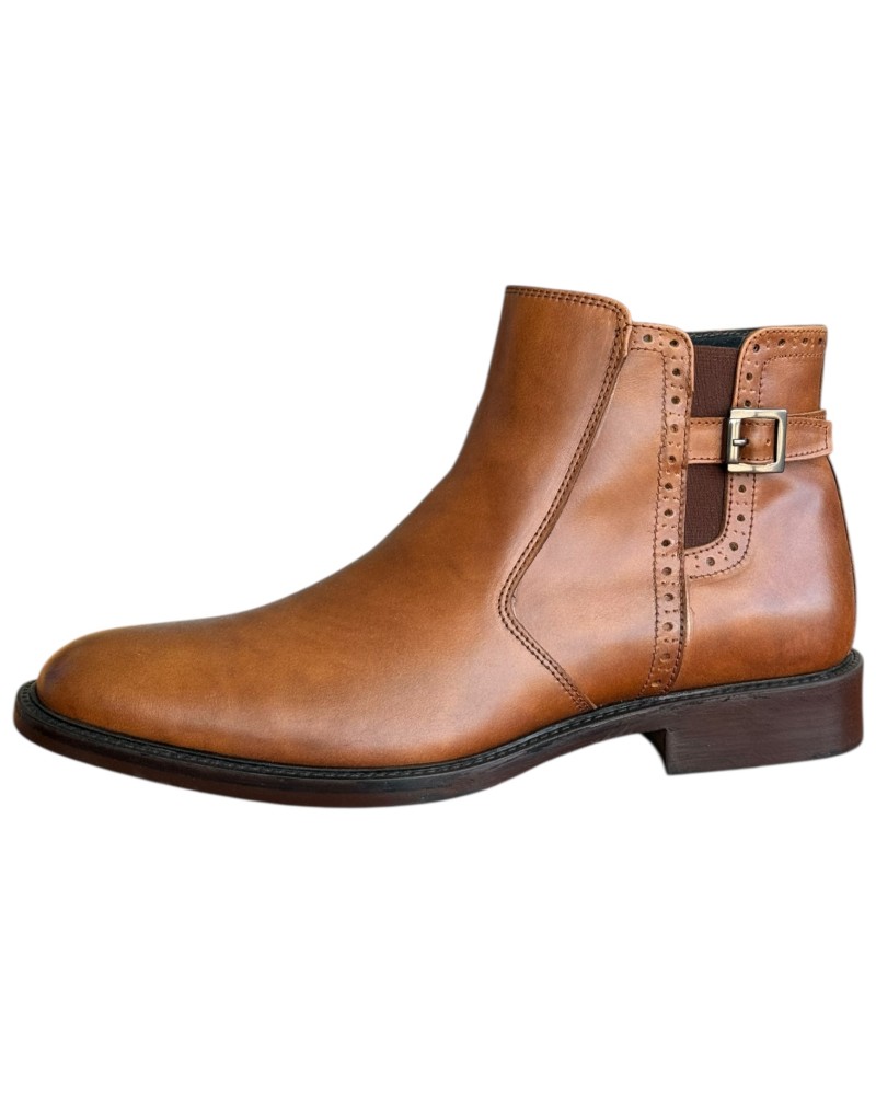  Δερμάτινο Ανδρικό Μποτάκι - N124