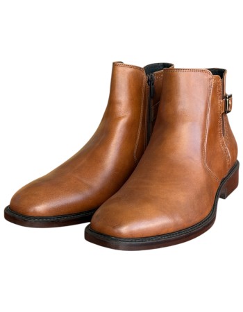  Δερμάτινο Ανδρικό Μποτάκι - N124