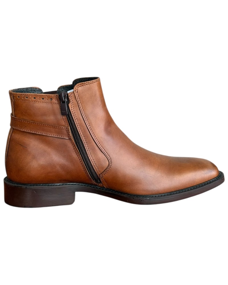  Δερμάτινο Ανδρικό Μποτάκι - N124