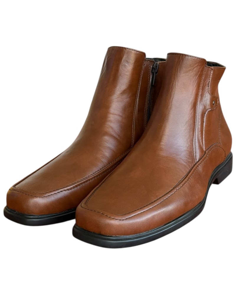  Δερμάτινο Ανδρικό Μποτάκι - N128