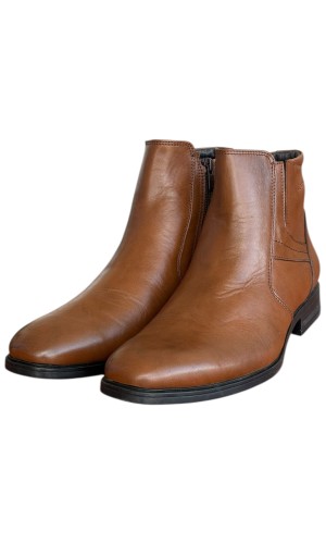  Δερμάτινο Ανδρικό Μποτάκι - N129