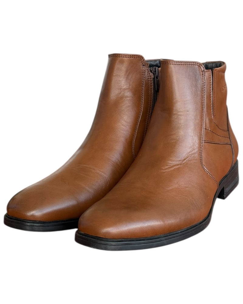  Δερμάτινο Ανδρικό Μποτάκι - N129