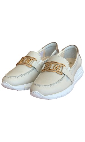  Δερμάτινο Γυναικείo Μοκασίνι - N134