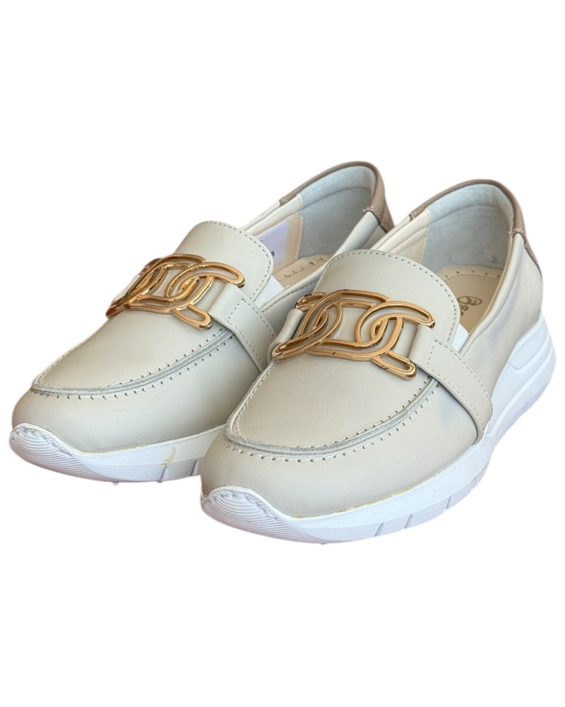  Δερμάτινο Γυναικείo Μοκασίνι - N134