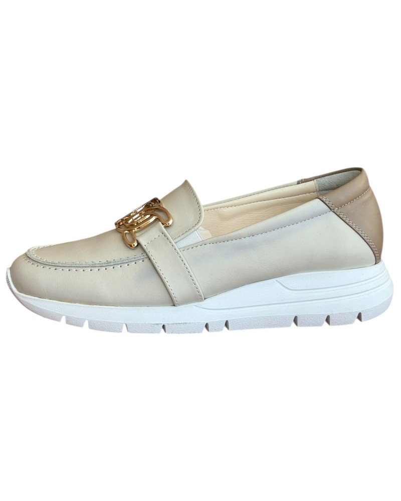  Δερμάτινο Γυναικείo Μοκασίνι - N134