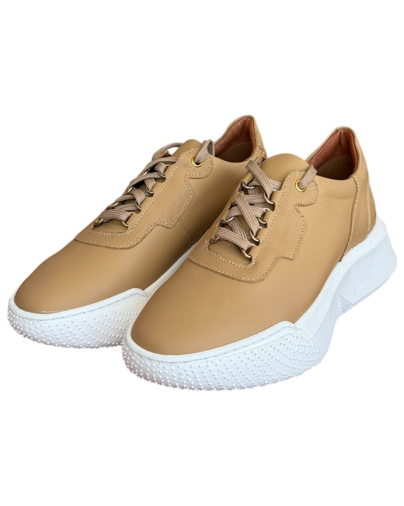  Δερμάτινο Γυναικείο Sneaker- N169