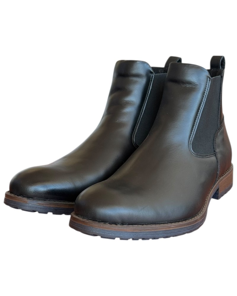  Δερμάτινο Ανδρικό Μποτάκι - N174