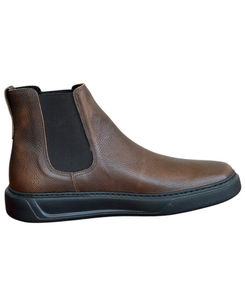  Δερμάτινο Ανδρικό Μποτάκι - N186