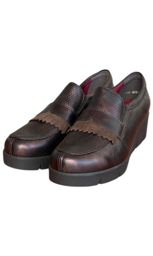  Δερμάτινο Γυναικείo Μοκασίνι - N19