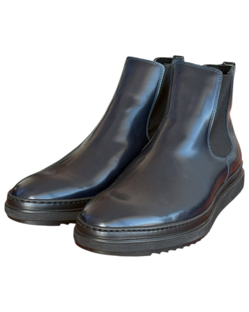  Δερμάτινο Ανδρικό Μποτάκι - N222