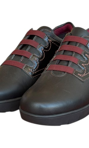  Δερμάτινο Γυναικείο Sneaker- N234