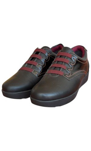  Δερμάτινο Γυναικείο Sneaker- N234