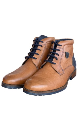  Δερμάτινο Ανδρικό Μποτάκι - N265