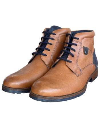 Δερμάτινο Ανδρικό Μποτάκι - N265