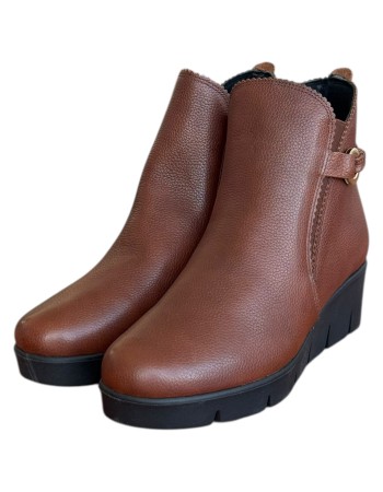 Δερμάτινο Γυναικείo Μποτάκι - N283
