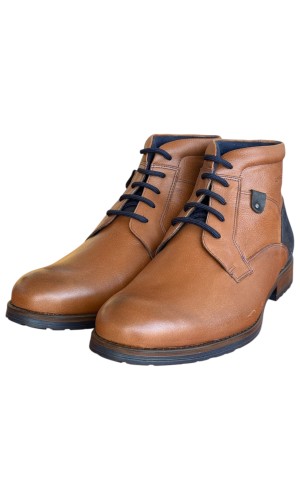  Δερμάτινο Ανδρικό Μποτάκι - N284