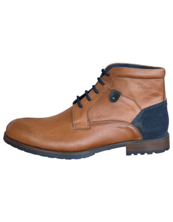  Δερμάτινο Ανδρικό Μποτάκι - N284