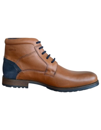  Δερμάτινο Ανδρικό Μποτάκι - N284