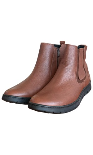  Δερμάτινο Ανδρικό Μποτάκι - N287