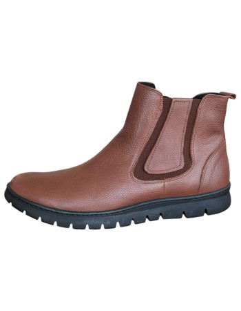  Δερμάτινο Ανδρικό Μποτάκι - N287