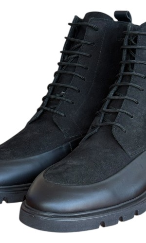  Δερμάτινο Ανδρικό Μποτάκι - N297