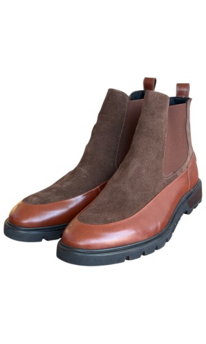  Δερμάτινο Ανδρικό Μποτάκι - N302