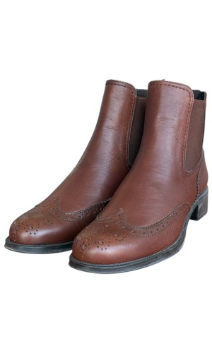 Δερμάτινο Γυναικείo Μποτάκι - N305