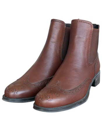 Δερμάτινο Γυναικείo Μποτάκι - N305