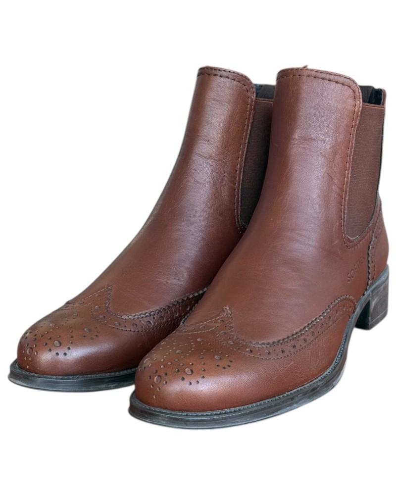 Δερμάτινο Γυναικείo Μποτάκι - N305