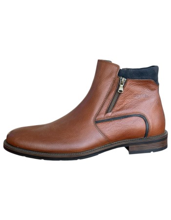  Δερμάτινο Ανδρικό Μποτάκι - N309