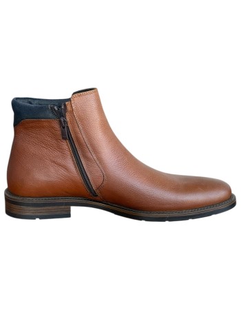  Δερμάτινο Ανδρικό Μποτάκι - N309