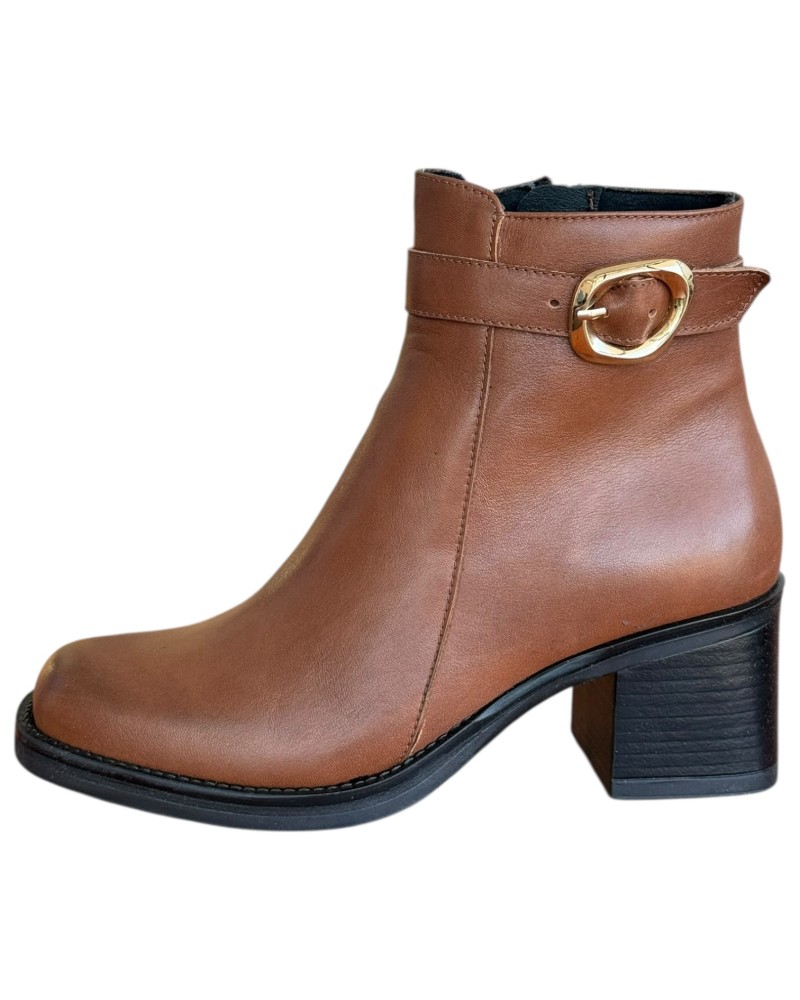 Δερμάτινο Γυναικείo Μποτάκι - N313