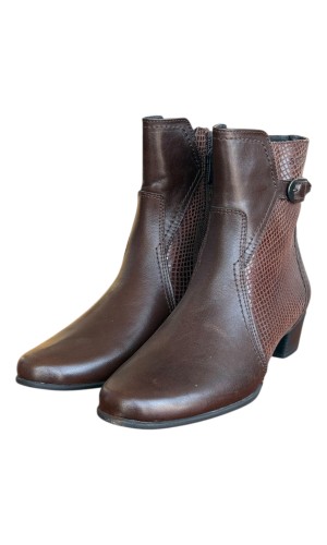 Δερμάτινο Γυναικείo Μποτάκι - N316