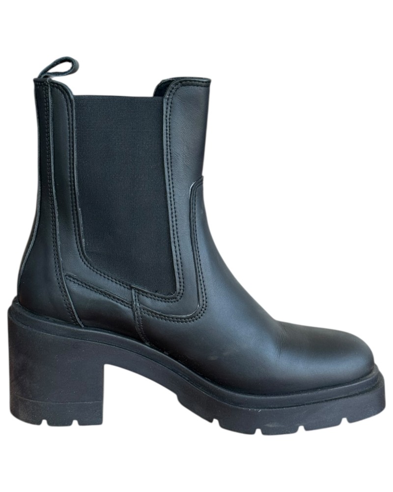 Δερμάτινο Γυναικείo Μποτάκι - N317