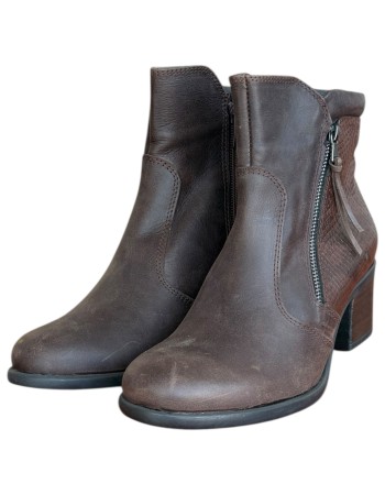 Δερμάτινο Γυναικείo Μποτάκι - N319