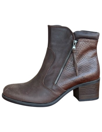 Δερμάτινο Γυναικείo Μποτάκι - N319