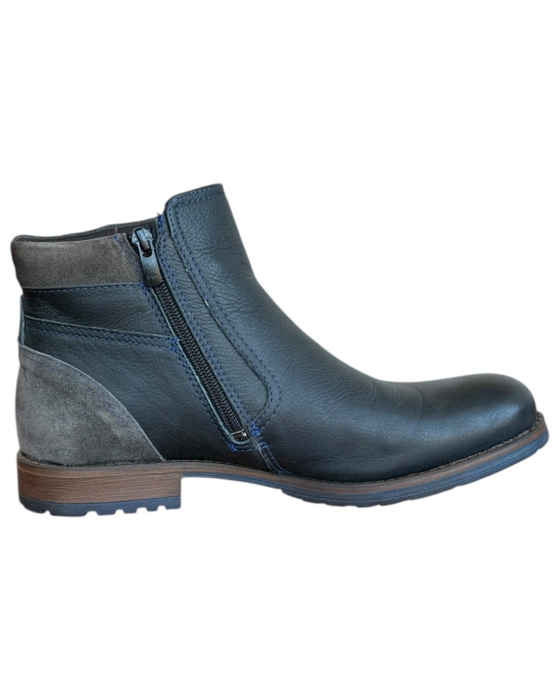  Δερμάτινο Ανδρικό Μποτάκι - N322