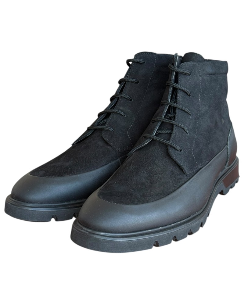  Δερμάτινο Ανδρικό Μποτάκι - N324