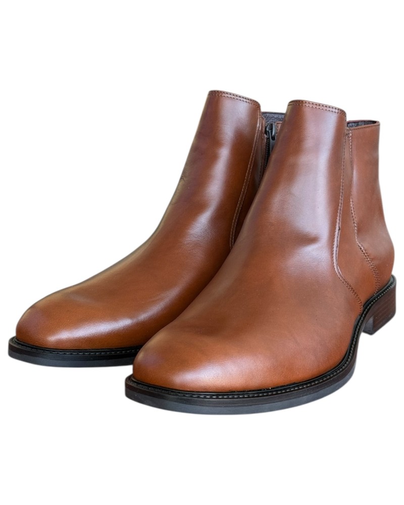  Δερμάτινο Ανδρικό Μποτάκι - N325