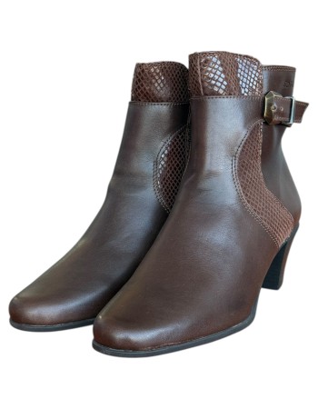 Δερμάτινο Γυναικείo Μποτάκι - N337