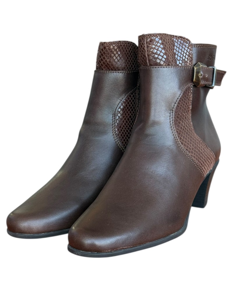 Δερμάτινο Γυναικείo Μποτάκι - N337