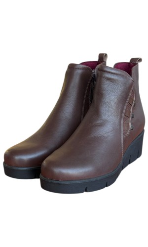 Δερμάτινο Γυναικείo Μποτάκι - N341