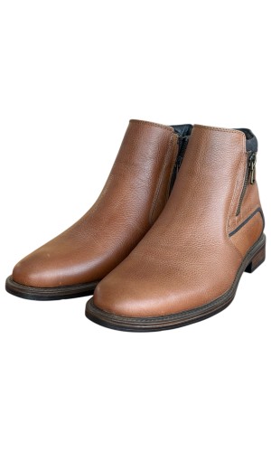  Δερμάτινο Ανδρικό Μποτάκι - N343