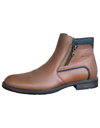  Δερμάτινο Ανδρικό Μποτάκι - N343