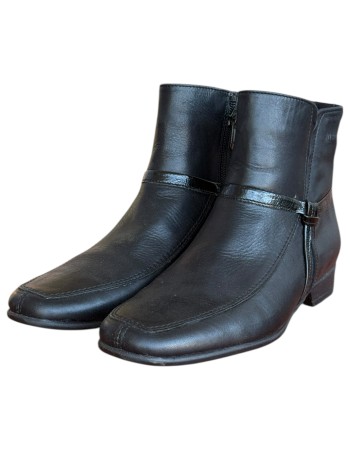 Δερμάτινο Γυναικείo Μποτάκι - N352