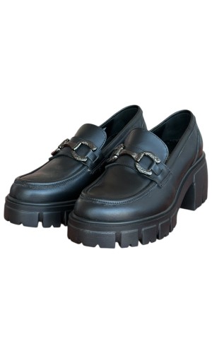  Δερμάτινο Γυναικείo Μοκασίνι - N354