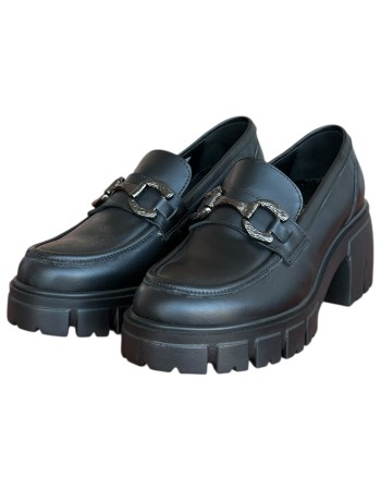  Δερμάτινο Γυναικείo Μοκασίνι - N354