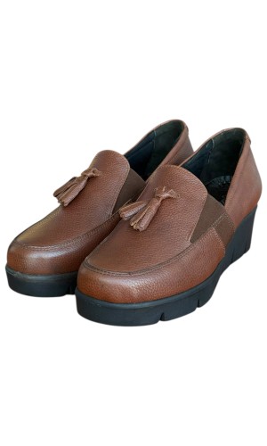  Δερμάτινο Γυναικείo Μοκασίνι - N360