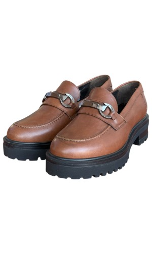  Δερμάτινο Γυναικείo Μοκασίνι - N362